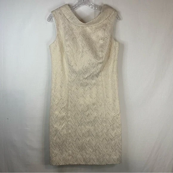 gold mid length dress Ladivine CD0226